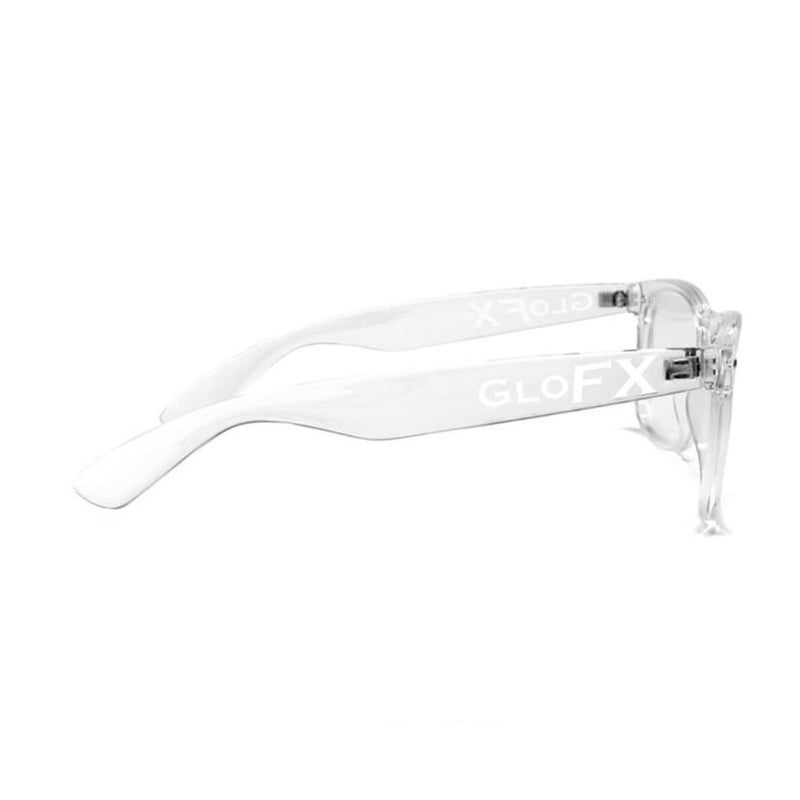 GloFX Ultimate Diffraction Glasses - 3D Rainbow Heart Effect with Clear Frames - Great Edm, Concert, and Rave Accessory - Image 4